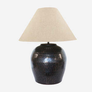Cc Interiors: Romo Dark Bronze Lamp Base | CC Interiors