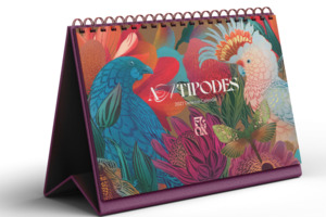 FLOX 2027 Antipodes Desktop Calendar