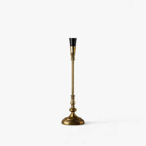 Antique Gold Oval Lamp Base | French Country