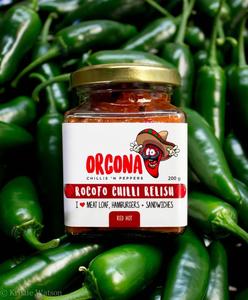 Rocoto Chilli Relish (Red Hot) – Orcona Chillies (Napier, NZ)