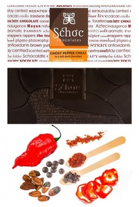 Products: Ghost pepper chilli in dark chocolate (75g Tablet) – Schoc Chocolate (Greytown, NZ)