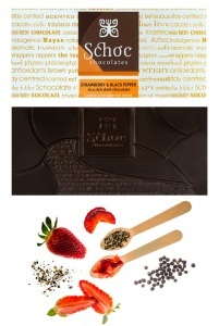 Products: Strawberry & Black pepper in dark chocolate (75g Tablet) – Schoc Chocolate (Greytown, NZ)