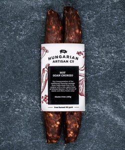 Products: Hot Goan Chorizo 150g – Hungarian Artisan Co (Tauranga, NZ)
