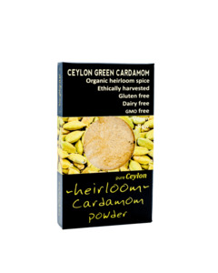 Organic Green Cardamom (pods & powder) - from Ceylon