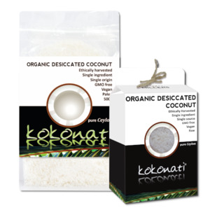 Organic Desiccated Coconut - Ceylon Kokonati