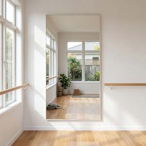 Floor Mirrors: Aldren Alba Rectangular Full-Length Mirror | 200 x 100cm
