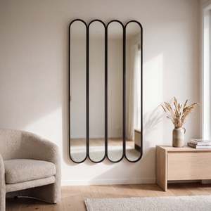 Full Length Mirrors: Ravel Quad Oval Full-Length Mirror | 200 x 100cm