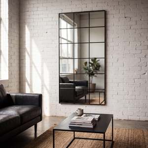 Full Length Mirrors: Tivoli X Rectangular Window Full-Length Mirror | 200 x 100cm