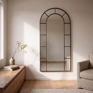 Full Length Mirrors: Bastia X Arched Window Full-Length Mirror | 200 x 100cm