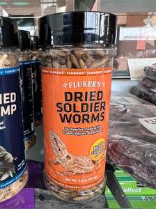 Turtles: Fluker's Freeze Dried Soldier Worms