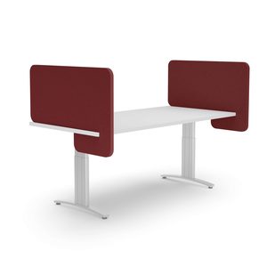Acoustic Divider Acoustic Desk Dividers - curved and straight CG Office Furniture