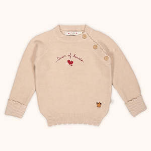 All: Knitted Jumper "Queen of Hearts"