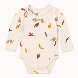Boys Clothing: Long-Sleeved Body in Chilli Print