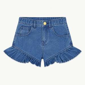 Girls Clothing: Frill Denim Shorts