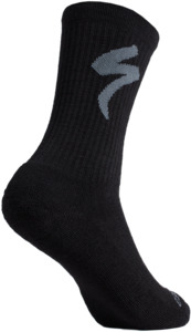 Socks: Specialized Merino Midweight Tall Logo Socks