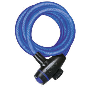 Locks Security: Oxford 12mm Cable Key Lock Blue