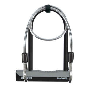 Locks Security: Oxford Shackle12 Duo D-Lock With Cable