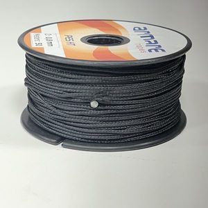 0.8mm Polyester Minireel Black - Chains Ropes Anchors