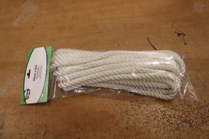 8m 10mm 3S dock line white - Chains Ropes Anchors
