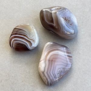 Agate, Botswana (Tumbled) - The Crystal People