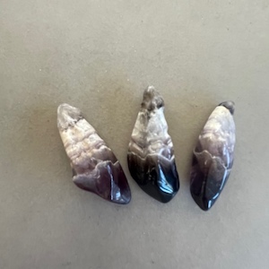 Amethyst/Smoky Quartz, Chevron Crystal (Tumbled) - The Crystal People