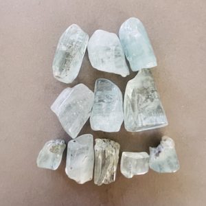 Products: Aquamarine Crystal (Tumbled) - The Crystal People