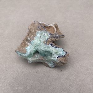 Aragonite Green, with Azurite (1)(Crystal) - The Crystal People