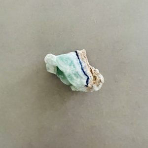 Aragonite Green, with Azurite (4)(Crystal) - The Crystal People