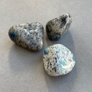 K2 Granite, Blue Azurite (Tumbled) - The Crystal People