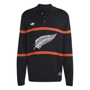 All Blacks Adidas Originals Knitted Polo Shirt 2025