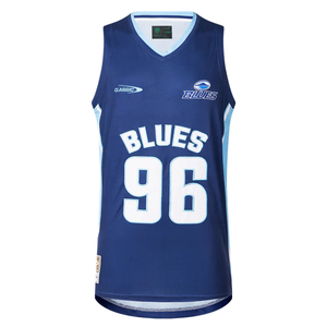 Blues Super Rugby Youth Supporters Basketball Singlet 2025