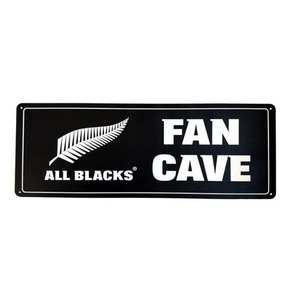 All Blacks Fan Cave Metal Hanging Sign