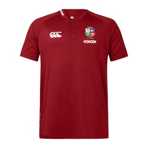 British & Irish Lions Poly Polo Shirt – Red