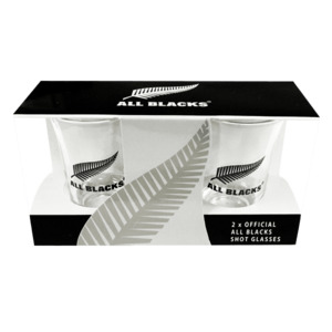 Gifts Under $30 Champions Of The World: All Blacks Shot Glass 2pk