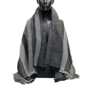 All Blacks Charcoal Merino & Lamb Wool Throw