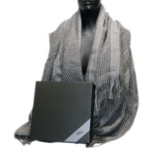 Other Accessories Champions Of The World: All Blacks Grey & Ecru Merino Throw