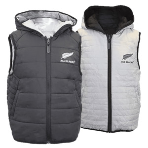 All Blacks Kids Reversible Puffa Vest