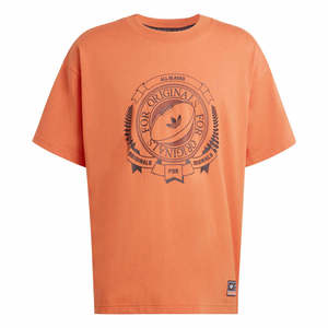 T Shirts Champions Of The World: All Blacks Adidas Originals Orange Graphic Loose Fit T-Shirt 2025