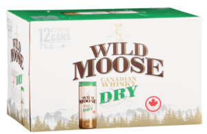 Rtds 1: Wild Moose Dry 7% 12x250ml Can