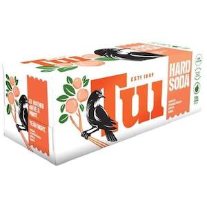 Rtds 1: Tui Hard Vodka Peach & Apple 10x330ml Cans