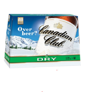 Rtds 1: Canadian club dry 10pk Btls