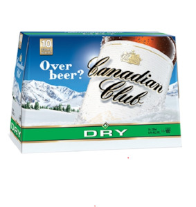 Canadian club dry 10pk Btls