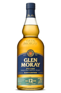 Scotch: Glen Moray 12 YO Single Malt Scotch Whisky 40% 700ml