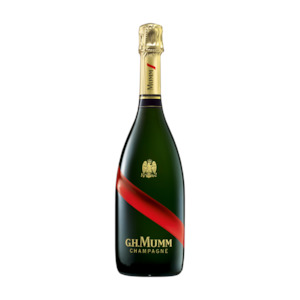 Champagne: G H Mumm Grand Cordon Champagne 750ml