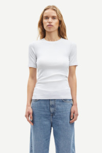 Womens T-shirt: Samsoe Samsoe Saalexo T-shirt - White