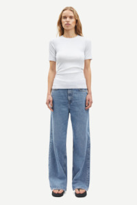 Womens Jeans: Samsoe Samsoe Rebecca Jeans - Blue Moon