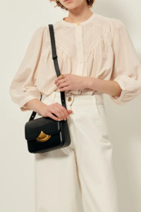 Sessun: Sessun Savi Puff Sleeve Blouse - Sandblack