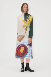 Pre Order: Stine Goya Long Sleeve Midi Dress - Lemons On A Plate