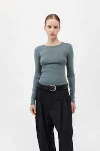 St.Agni Organic LS Top - Balsam Green