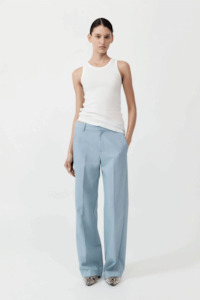 St.Agni Carter Trousers - Stone Blue